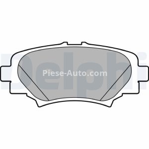 Set plăcuțe frână spate, DELPHI , pentru: MAZDA 3, 3/HATCHBACK 1.5-2.5 07.13-