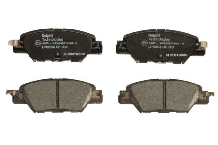 Set plăcuțe frână spate, DELPHI , pentru: MAZDA CX-5 2.0/2.2D/2.5 11.11-