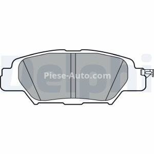 Set plăcuțe frână spate, DELPHI , pentru: MAZDA CX-5 2.0/2.2D/2.5 11.11-