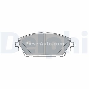 Set plăcuțe frână spate, DELPHI (cu un tampon de amortizare), pentru: MAZDA 3, CX-30, MX-30 1.5-Electric 11.18-