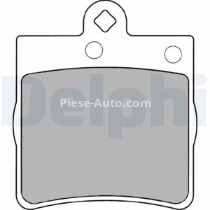 Set plăcuțe frână spate, DELPHI , pentru: MERCEDES C (CL203), C T-MODEL (S202), C T-MODEL (S203), C (W202), C (W203), CLC (CL203), CLK (A208), CLK (A209), CLK (C208), CLK (C209) 1.6-3.2 05.93-06.11 3