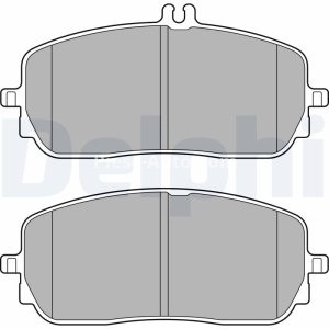 Set plăcuțe frână față, DELPHI , pentru: MERCEDES A (V177), A (W177), B SPORTS TOURER (W247), CLA (C118), CLA SHOOTING BRAKE (X118), EQA (H243), EQB (X243), G (W463), GLA (H247) 1.3-Electric 01.18- 1