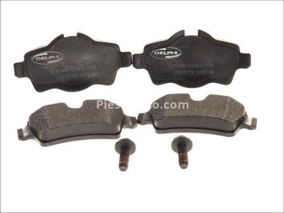Set plăcuțe frână spate, DELPHI , pentru: MINI (R50, R53), (R56), (R57), (R58), (R59), CLUBVW (R55), CLUBVAN (R55) 1.4-2.0D 03.06-06.15