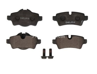 Set plăcuțe frână spate, DELPHI , pentru: MINI (R50, R53), (R56), (R57), (R58), (R59), CLUBVW (R55), CLUBVAN (R55) 1.4-2.0D 03.06-06.15 3