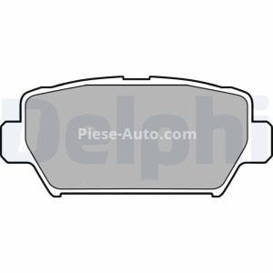 Set plăcuțe frână spate, DELPHI , pentru: MITSUBISHI ECLIPSE CROSS 1.5/2.0/2.2D 10.17-