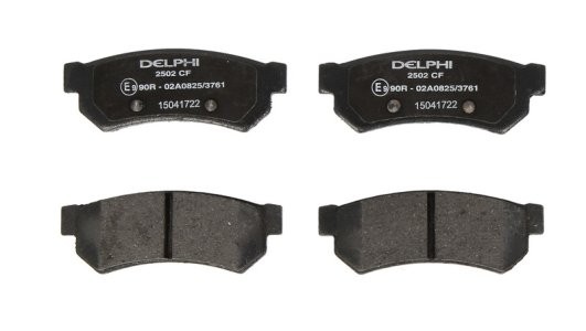 Set plăcuțe frână spate, DELPHI , pentru:  MITSUBISHI OUTLANDER III 1.4-3.0 01.05-