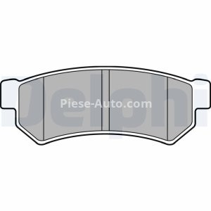 Set plăcuțe frână spate, DELPHI , pentru:  MITSUBISHI OUTLANDER III 1.4-3.0 01.05-