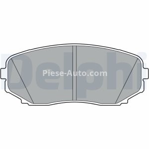 Set plăcuțe frână față, DELPHI , pentru: MITSUBISHI ECLIPSE CROSS, OUTLANDER III, PAJERO SPORT III 1.5-2.4H 08.15-