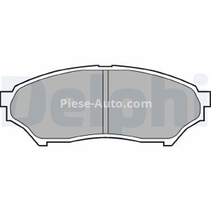 Set plăcuțe frână față, DELPHI , pentru: MITSUBISHI PAJERO PININ I 1.8/2.0 10.99-06.07 3
