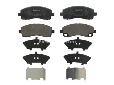 Set plăcuțe frână spate, DELPHI , pentru: MITSUBISHI CANTER (FB7, FB8, FE7, FE8) VII 3.0D 10.01-