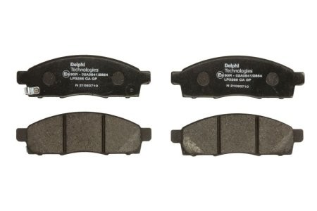 Set plăcuțe frână față, DELPHI , pentru: NISSAN NV200, NV200 / EVALIA 1.5D/1.6/Electric 02.10- 1