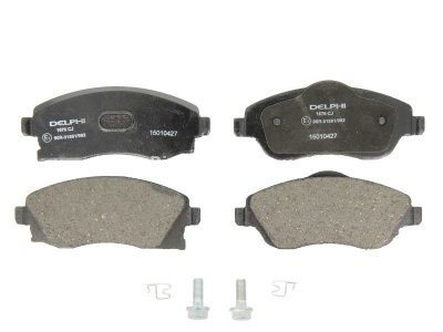 Set plăcuțe frână față, DELPHI , pentru: OPEL COMBO TOUR, COMBO/MINIVAN, CORSA B, CORSA C, CORSA C/HATCHBACK, MERIVA A, TIGRA 1.0-1.8 01.99- 1