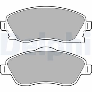 Set plăcuțe frână față, DELPHI , pentru: OPEL COMBO TOUR, COMBO/MINIVAN, CORSA B, CORSA C, CORSA C/HATCHBACK, MERIVA A, TIGRA 1.0-1.8 01.99- 2