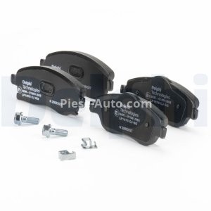 Set plăcuțe frână față, DELPHI , pentru: OPEL COMBO TOUR, COMBO/MINIVAN, CORSA B, CORSA C, CORSA C/HATCHBACK, MERIVA A, TIGRA 1.0-1.8 01.99- 3