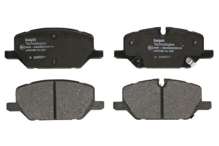 Set plăcuțe frână față, DELPHI , pentru: OPEL INSIGNIA B, INSIGNIA B COUNTRY, INSIGNIA B GRAND SPORT 1.5-2.0D 03.17- 1