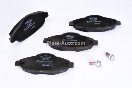 Set plăcuțe frână față, DELPHI , pentru: PEUGEOT 3008, 308, 308 I, 308 I/KOMBI 1.2-2.0D 09.07-08.16