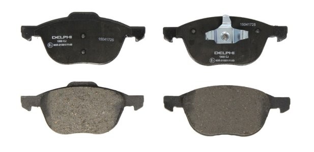 Set plăcuțe frână față, DELPHI , pentru: PEUGEOT 407 1.6D-3.0D 03.04- 3