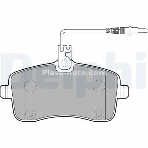 Set plăcuțe frână față, DELPHI , pentru: PEUGEOT 407, 407/KOMBI 2.0/2.0ALK/2.0D 05.04-02.11