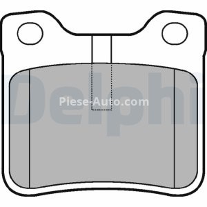 Set plăcuțe frână spate, DELPHI , pentru: PEUGEOT 406, 607 1.6-3.0 11.95-07.11 3