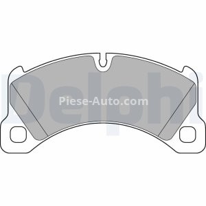 Set plăcuțe frână față, DELPHI , pentru: PORSCHE CAYENNE, MACAN, PANAMERA, PANAMERA SPORT TURISMO 2.0-4.8 03.06-
