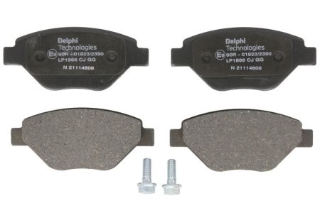 Set plăcuțe frână față, DELPHI , pentru: RENAULT MEGANE II 1.4 11.02-