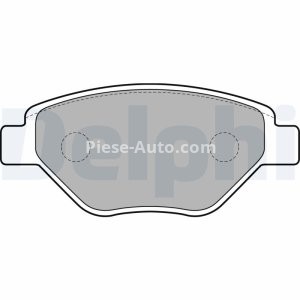 Set plăcuțe frână față, DELPHI , pentru: RENAULT MEGANE II 1.4 11.02- 3