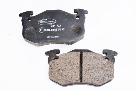 Set plăcuțe frână față, DELPHI , pentru: RENAULT CLIO I, RAPID/MINIVAN, SUPER 5, TWINGO I 1.0-1.6D 10.84-06.07