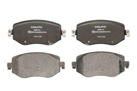 Set plăcuțe frână față, DELPHI , pentru: RENAULT MEGANE IV 1.0-1.6 11.15-