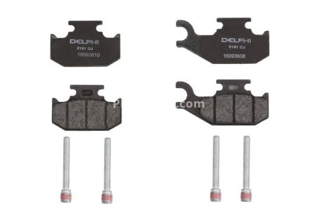 Set plăcuțe frână față, DELPHI , pentru: RENAULT TWIZY Electric 04.12-