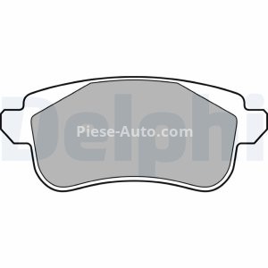 Set plăcuțe frână spate, DELPHI , pentru: RENAULT ESPACE V, GRAND SCENIC IV, MEGANE IV, SCENIC IV, TALISVW 1.0-2.0D 02.15-