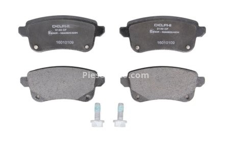Set plăcuțe frână spate, DELPHI , pentru: RENAULT GRAND SCENIC III, SCENIC III 1.2-2.0D 02.09-
