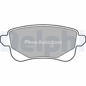 Set plăcuțe frână spate, DELPHI , pentru: RENAULT GRAND SCENIC III, SCENIC III 1.2-2.0D 02.09- 3