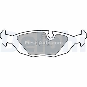 Set plăcuțe frână spate, DELPHI , pentru: VOLVO 440, 460, 480; SAAB 900 I, 9000 1.6-3.0 09.78-12.98