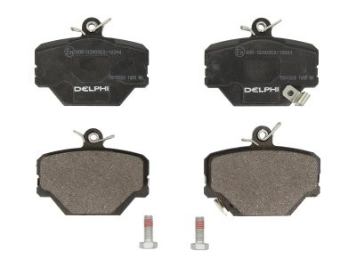 Set plăcuțe frână față, DELPHI , pentru: SMART CABRIO, CITY-COUPE, CROSSBLADE, FORTWO, ROADSTER 0.6-Electric 07.98-