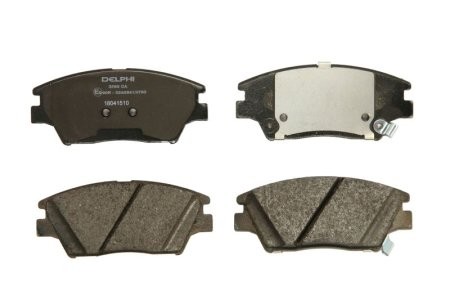 Set plăcuțe frână față, DELPHI , pentru: SSANGYONG TIVOLI, TIVOLI GRAND, XLV 1.2-1.6LPG 03.15-