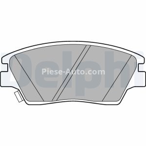 Set plăcuțe frână față, DELPHI , pentru: SSANGYONG TIVOLI, TIVOLI GRAND, XLV 1.2-1.6LPG 03.15-