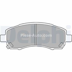 Set plăcuțe frână față, DELPHI , pentru: SUBARU IMPREZA, LEGACY II, LEGACY III 1.6-2.5 08.92-09.06