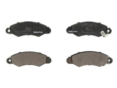 Set plăcuțe frână față, DELPHI , pentru: SUBARU JUSTY II, JUSTY III; SUZUKI SWIFT, SWIFT II 1.0-1.6 03.89-