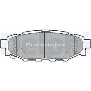 Set plăcuțe frână spate, DELPHI , pentru: SUBARU BRZ, FORESTER, IMPREZA, LEGACY IV, LEGACY V, OUTBACK, WRX, XV; TOYOTA GT 86 1.5-3.0 09.03-
