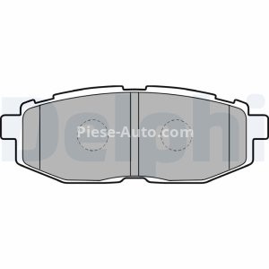 Set plăcuțe frână spate, DELPHI , pentru: SUBARU BRZ, FORESTER, LEGACY V, OUTBACK, TRIBECA; TOYOTA GT 86 2.0-3.6 01.05-