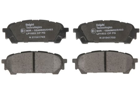 Set plăcuțe frână spate, DELPHI , pentru: SUBARU FORESTER, IMPREZA 1.5/2.0/2.5 12.00-09.13