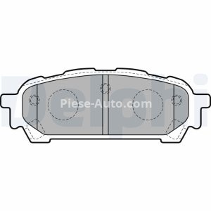 Set plăcuțe frână spate, DELPHI , pentru: SUBARU FORESTER, IMPREZA 1.5/2.0/2.5 12.00-09.13 3