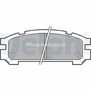 Set plăcuțe frână spate, DELPHI , pentru: SUBARU FORESTER, IMPREZA, LEGACY I, LEGACY II, LEGACY III, LEGACY IV, LEGACY OUTBACK, SVX 1.6-3.3 01.89-04.09 3