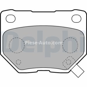 Set plăcuțe frână spate, DELPHI , pentru: SUBARU IMPREZA 2.0 12.00-03.07