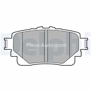 Set plăcuțe frână spate, DELPHI , pentru: SUZUKI ACROSS; TOYOTA BZ4X, HIGHLANDER, RAV 4 V 2.0-Electric 12.18-
