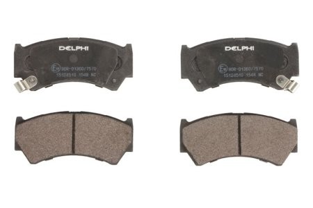 Set plăcuțe frână față, DELPHI , pentru: SUZUKI BALENO 1.3-1.9D 07.95-05.02