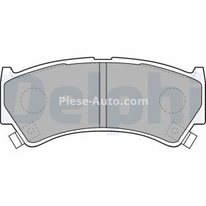 Set plăcuțe frână față, DELPHI , pentru: SUZUKI BALENO 1.3-1.9D 07.95-05.02 3
