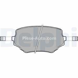 Set plăcuțe frână față, DELPHI , pentru: SUZUKI GRAND VITARA I, GRAND VITARA II, VITARA, XL-7 1.6-2.7 12.94-