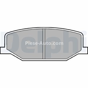 Set plăcuțe frână față, DELPHI , pentru: SUZUKI JIMNY, SAMURAI, SJ410, SJ413 1.0/1.3/1.5D 09.81-