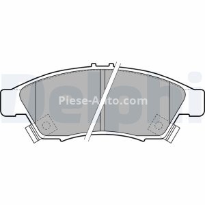 Set plăcuțe frână față, DELPHI , pentru: SUZUKI LIANA 1.3/1.4D/1.6 07.01-